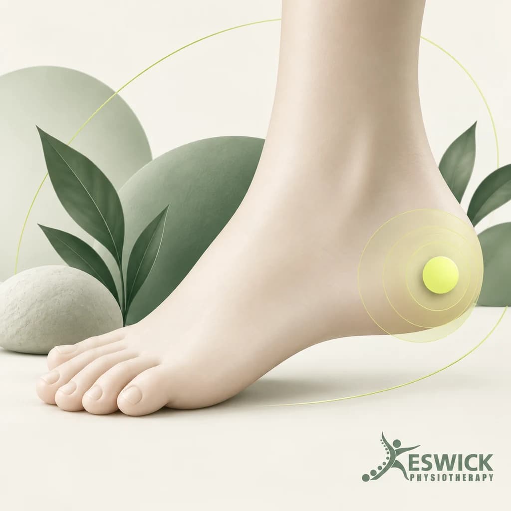 Footwear information for heel pain